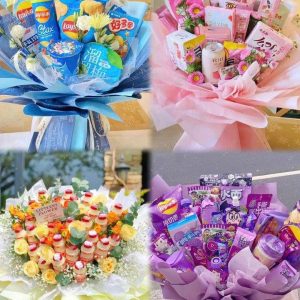 Top 1 Combo bó quà pastel Hàn Quốc – Quà tặng ngọt ngào, sang trọng và hiện đại